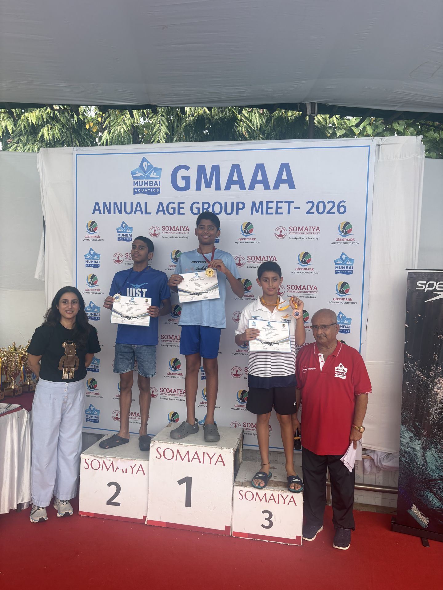 Making Waves with Excellence – Ahaan Dave Brings Home Three Medals!