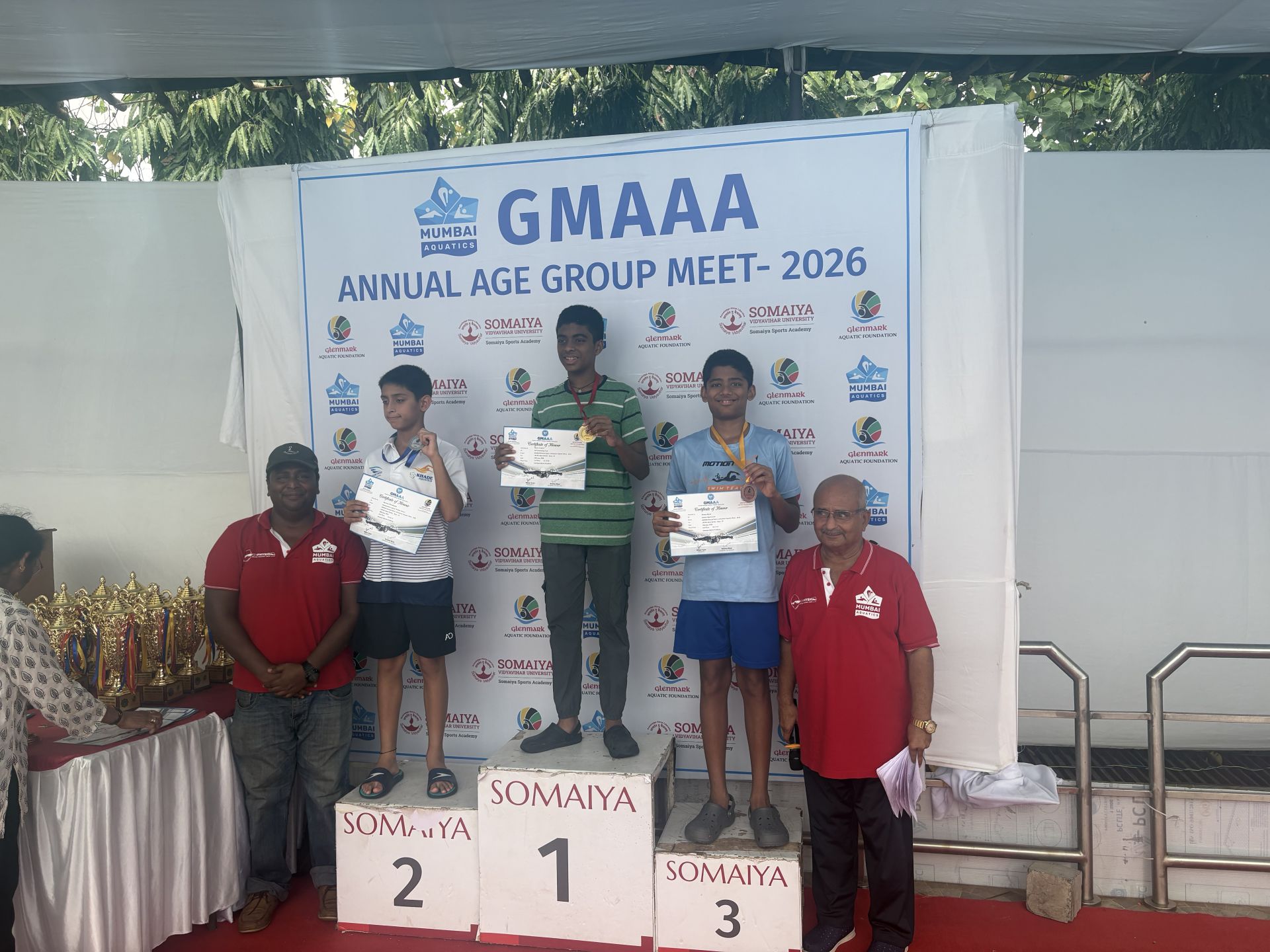 Making Waves with Excellence – Ahaan Dave Brings Home Three Medals!
