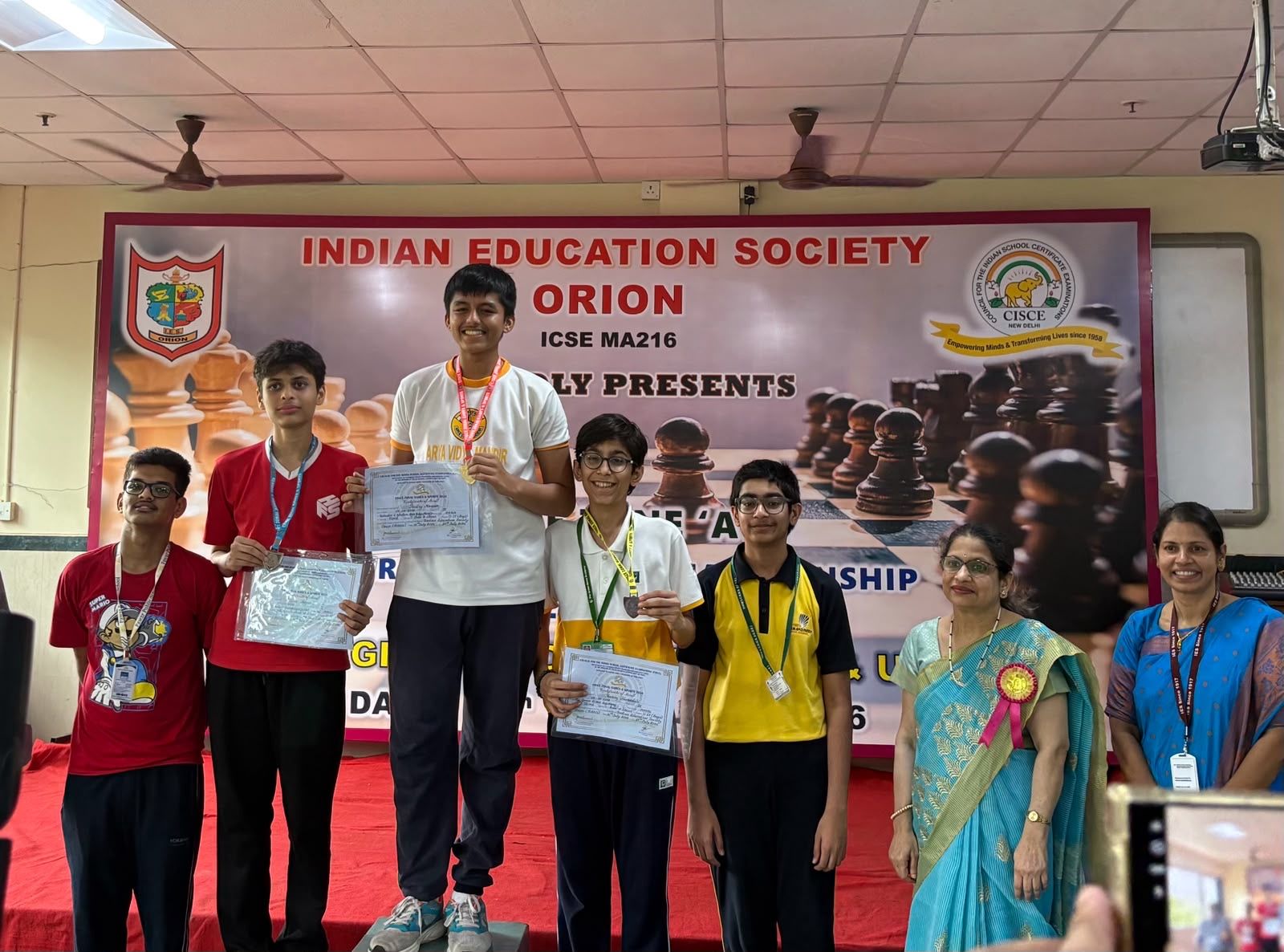 Celebrating Our CISCE Chess Champion!