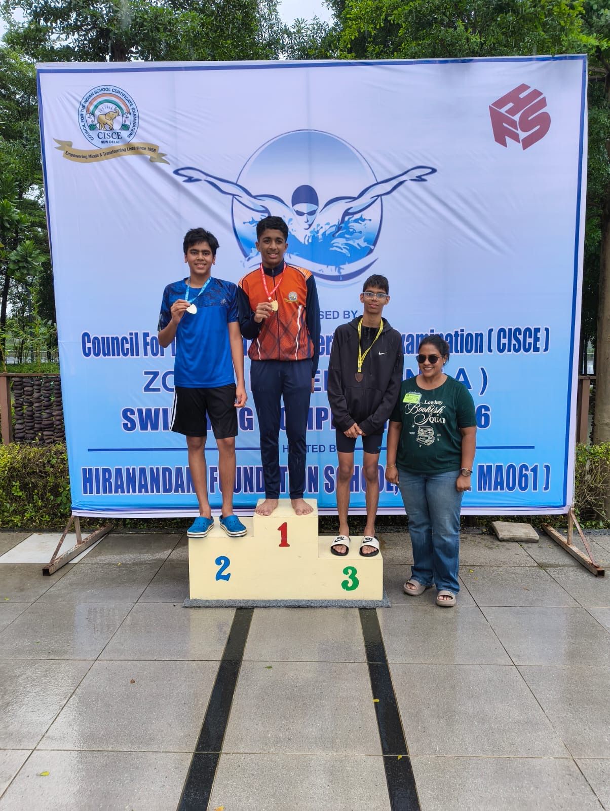  Making Waves at the CISCE Zonal Swimming Championship!