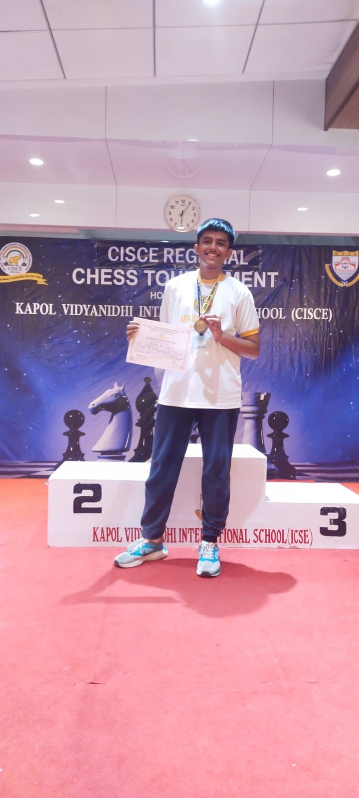 A Champion’s Move: Hriday Maniar Advances to CISCE Nationals!