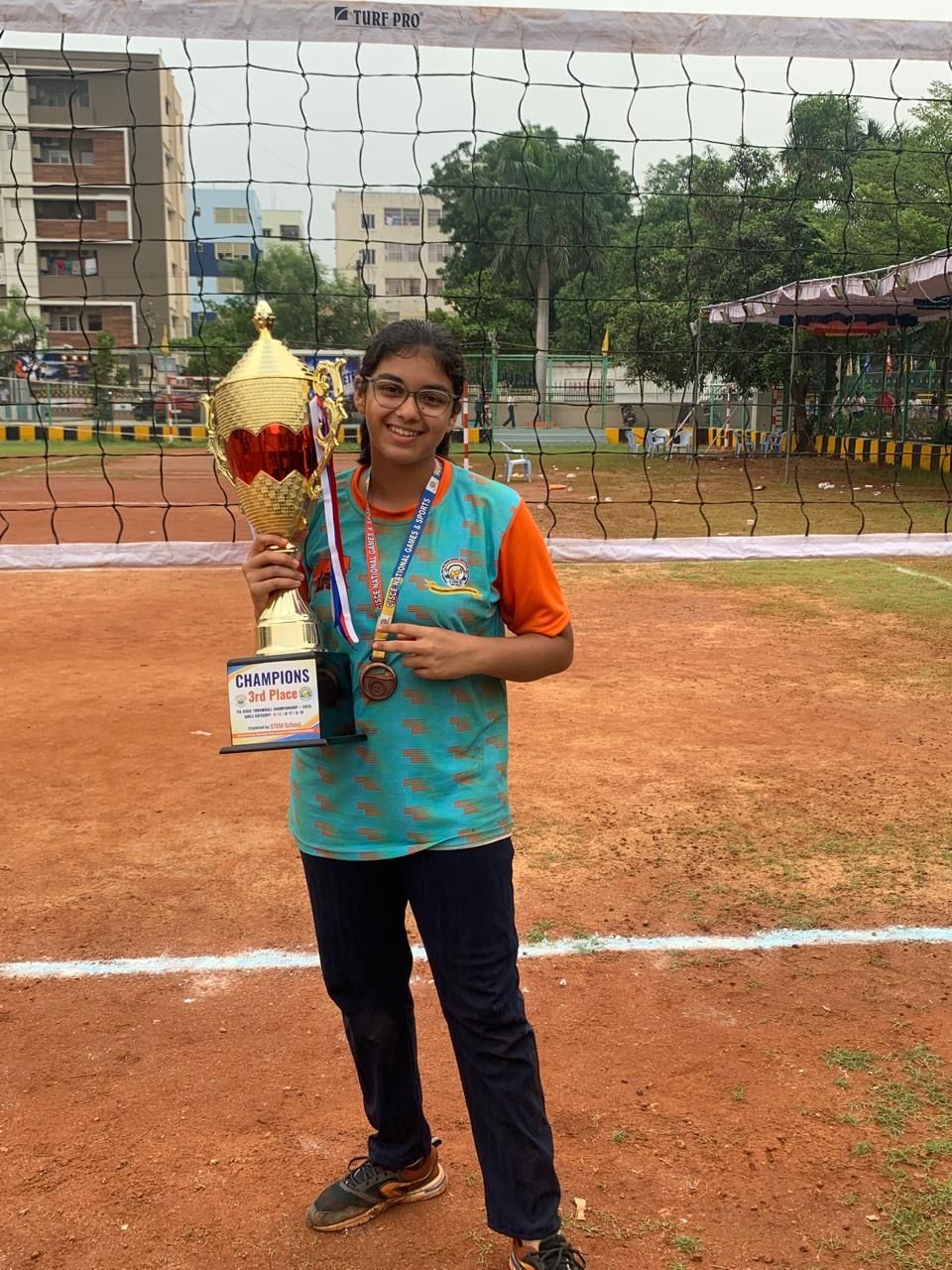 A Proud Bronze at the CISCE National Throwball Championships!