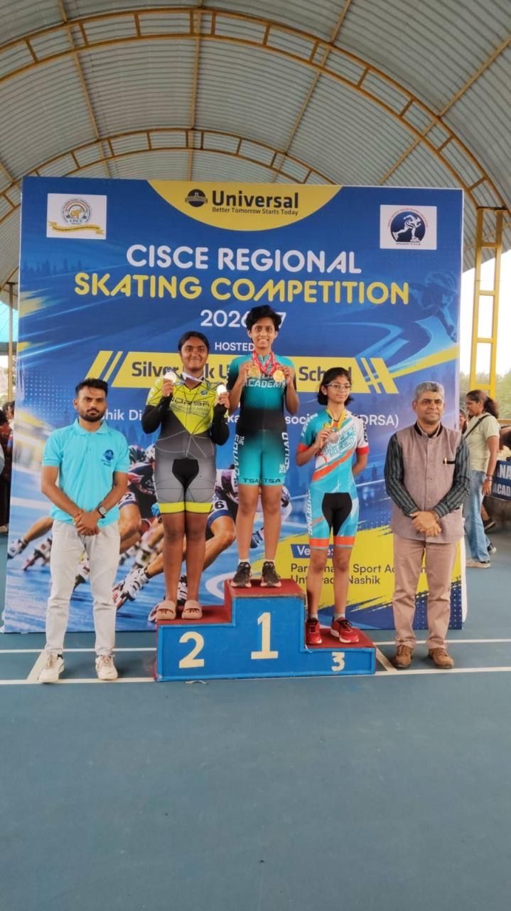 Double Gold for Anvita at the Skating Regional Competition!
