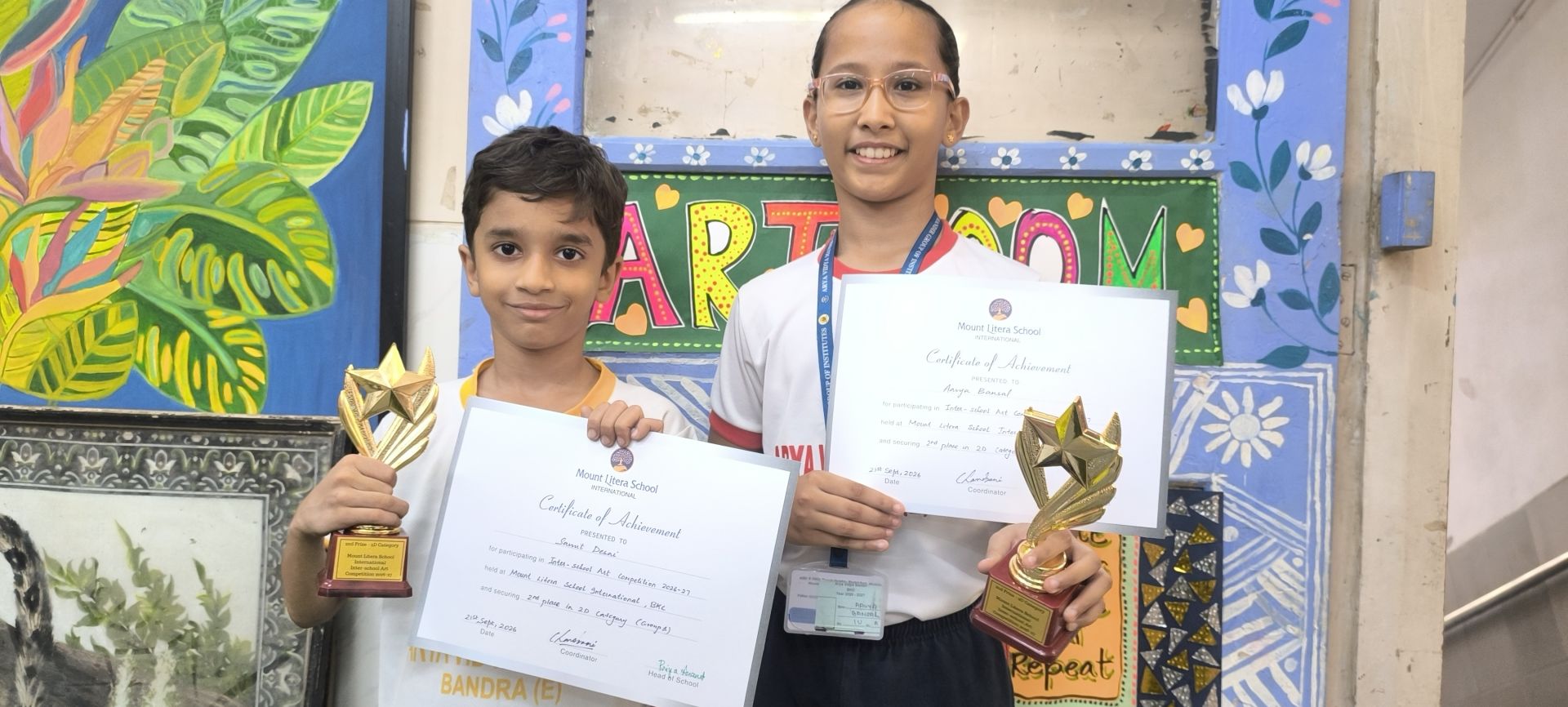 Celebrating Creativity at the Inter-House Art Competition!
