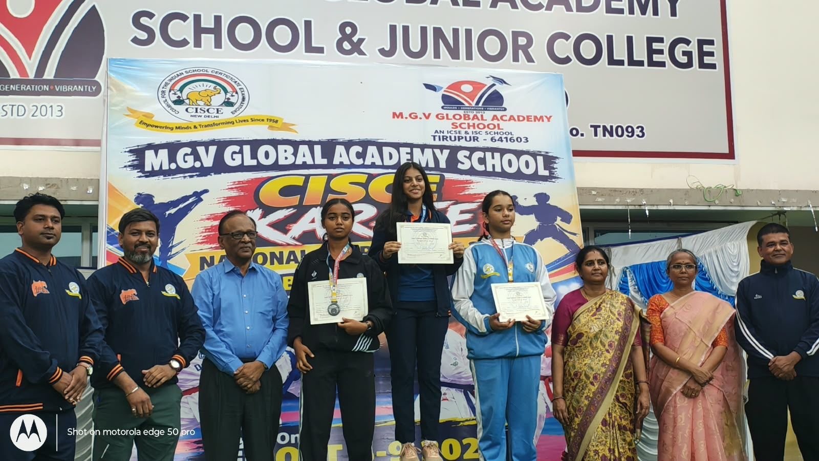 Golden Glory for Ashwika Singh at the CISCE National Karate Tournament!