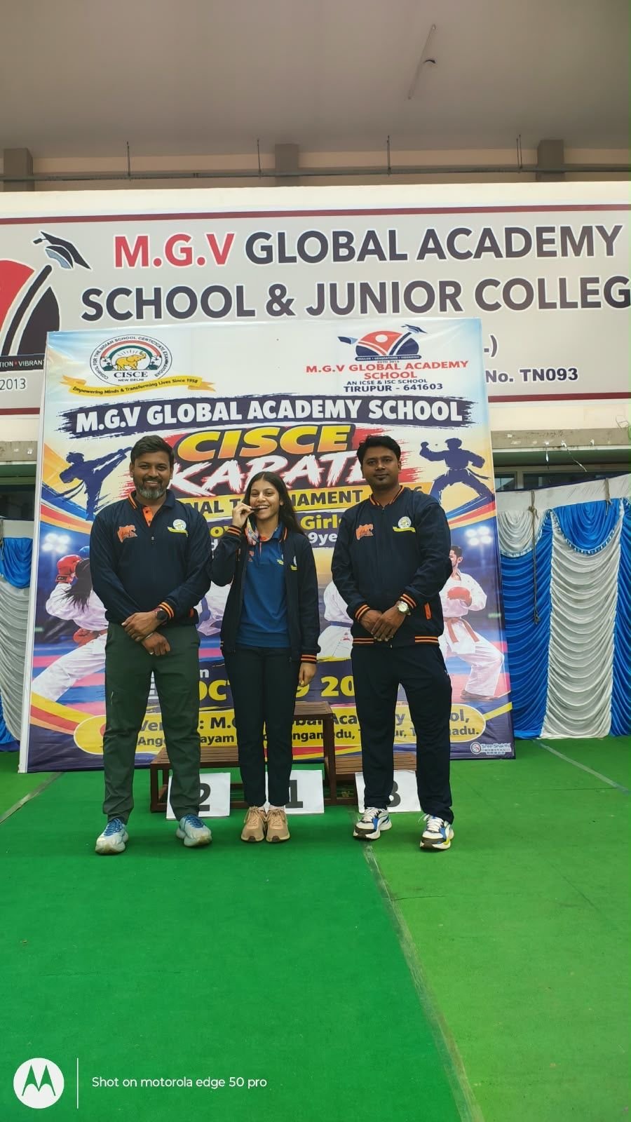 Golden Glory for Ashwika Singh at the CISCE National Karate Tournament!