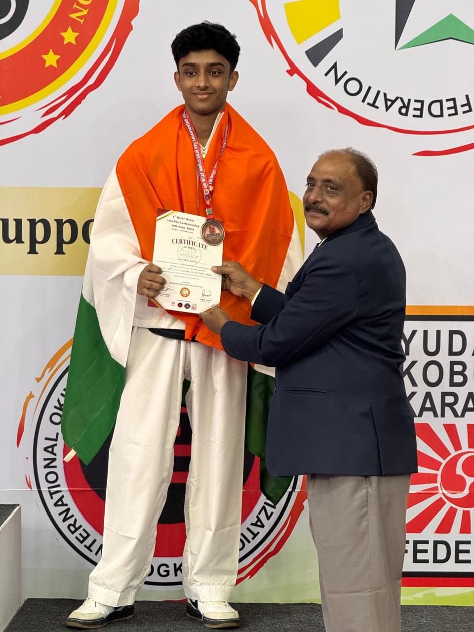Double Bronze Glory at the 8th WGKF World Goju Ryu Championship 2026!