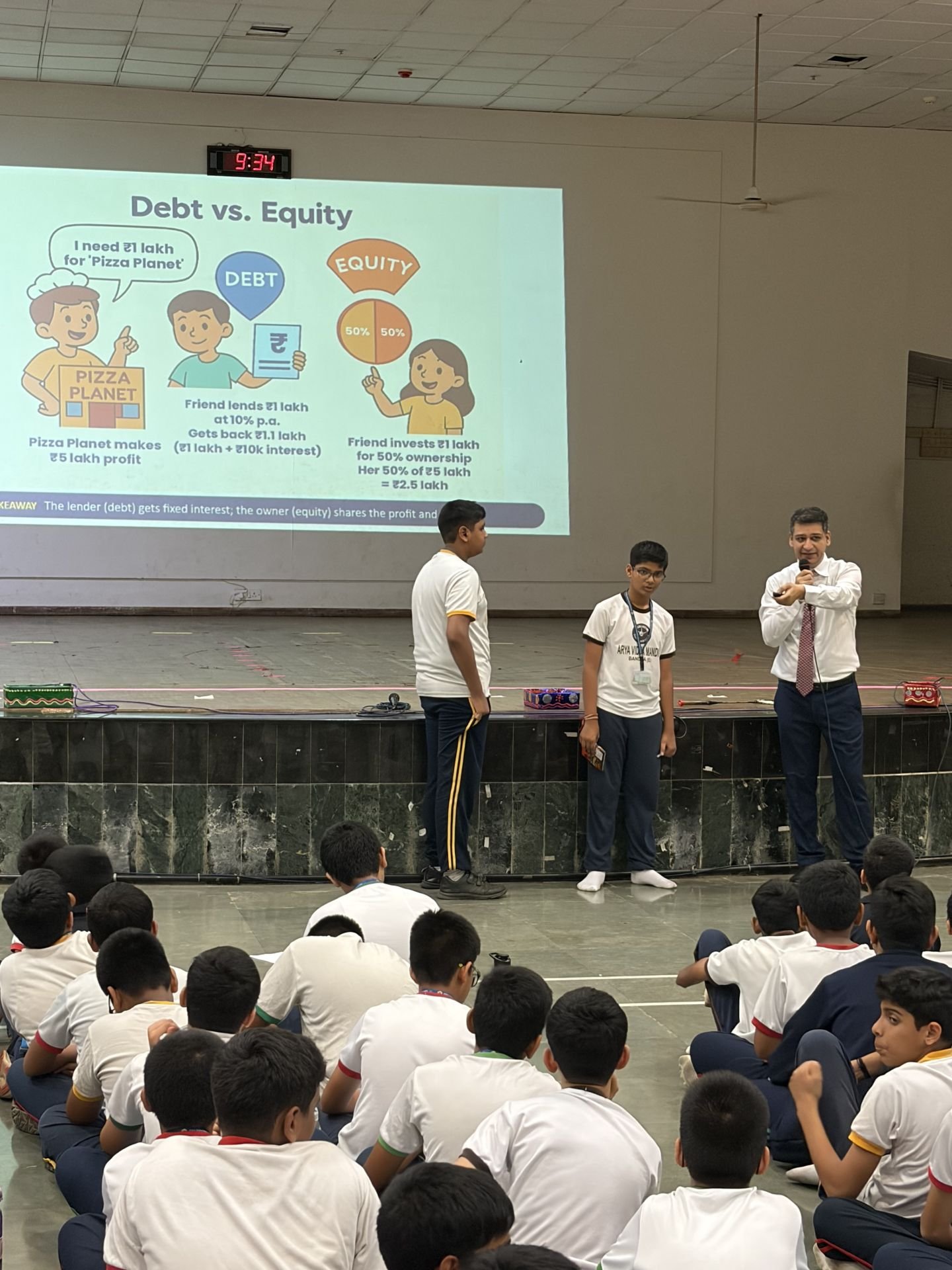 Building Financial Awareness: Financial Literacy Session for Grades VII and VIII